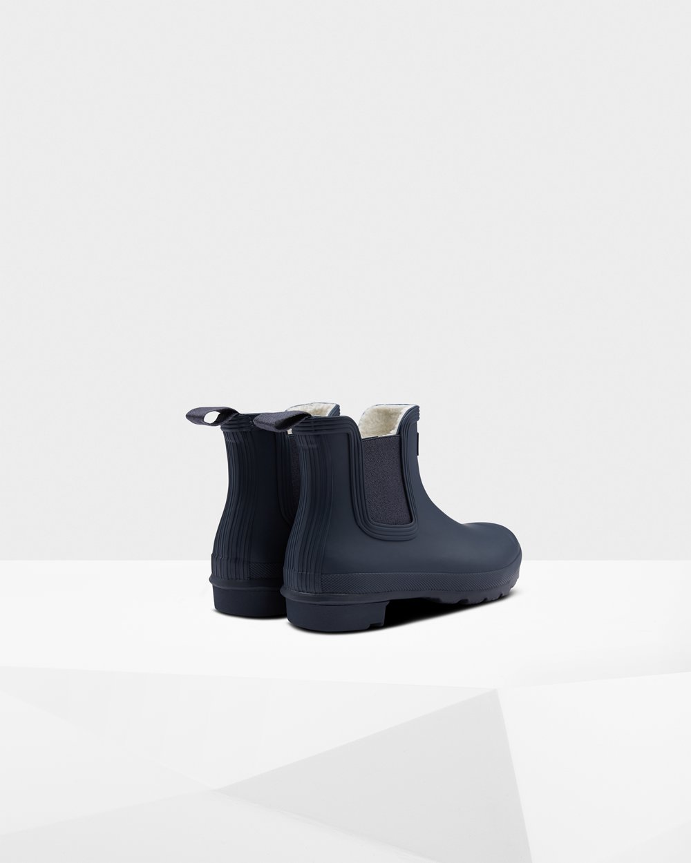 Hunter Original Insulated Chelsea Boots - Online Store Womens Navy - WQKXNI734